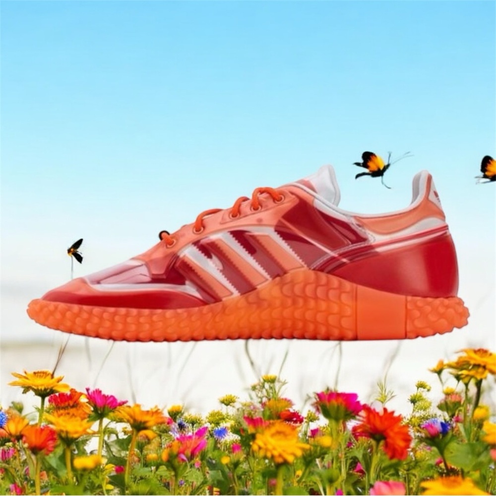 Adidas collaboration Craig Green red orange Polta AKH I special edition sneakers